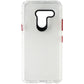 Nimbus9 Phantom 2 Series Flexible Gel Case for LG G8 ThinQ - Clear/Red Cell Phone - Cases, Covers & Skins Nimbus9 - Simple Cell Bulk Wholesale Pricing - USA Seller
