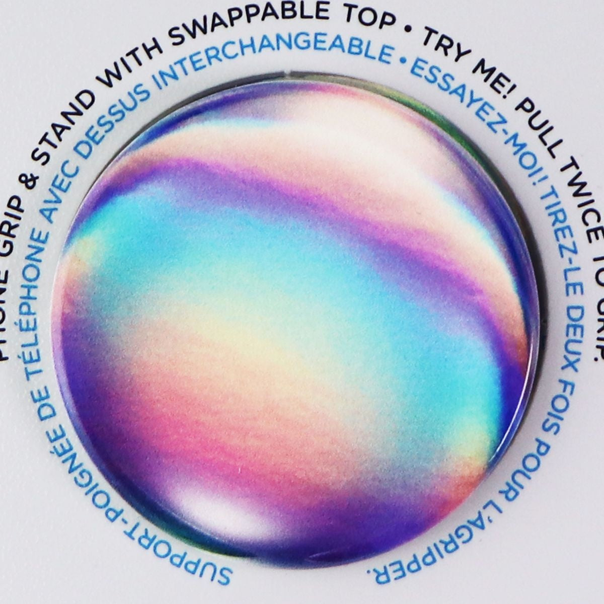 PopSockets PopGrip Swappable Grip for Phones & Tablets - Rainbow Cell Phone - Mounts & Holders PopSockets - Simple Cell Bulk Wholesale Pricing - USA Seller