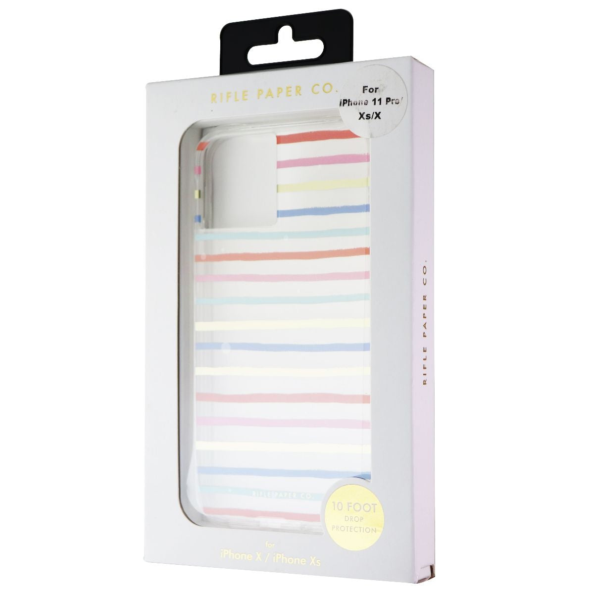 Rifle Paper CO. Case for iPhone 11 Pro - Happy Stripes w/Gold Foil Accents Cell Phone - Cases, Covers & Skins Rifle Paper Co. - Simple Cell Bulk Wholesale Pricing - USA Seller