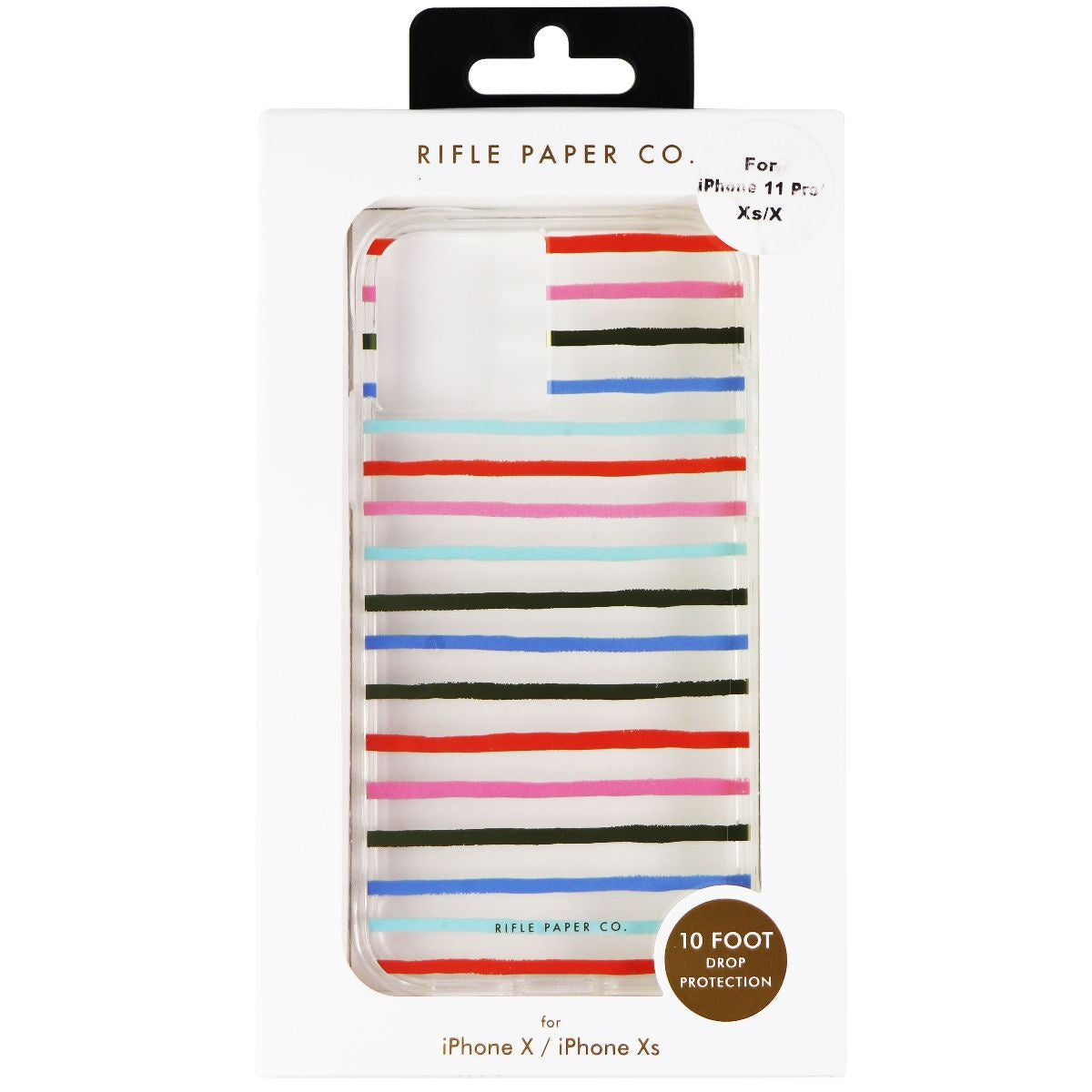 Rifle Paper CO. Case for iPhone 11 Pro - Happy Stripes w/Gold Foil Accents Cell Phone - Cases, Covers & Skins Rifle Paper Co. - Simple Cell Bulk Wholesale Pricing - USA Seller