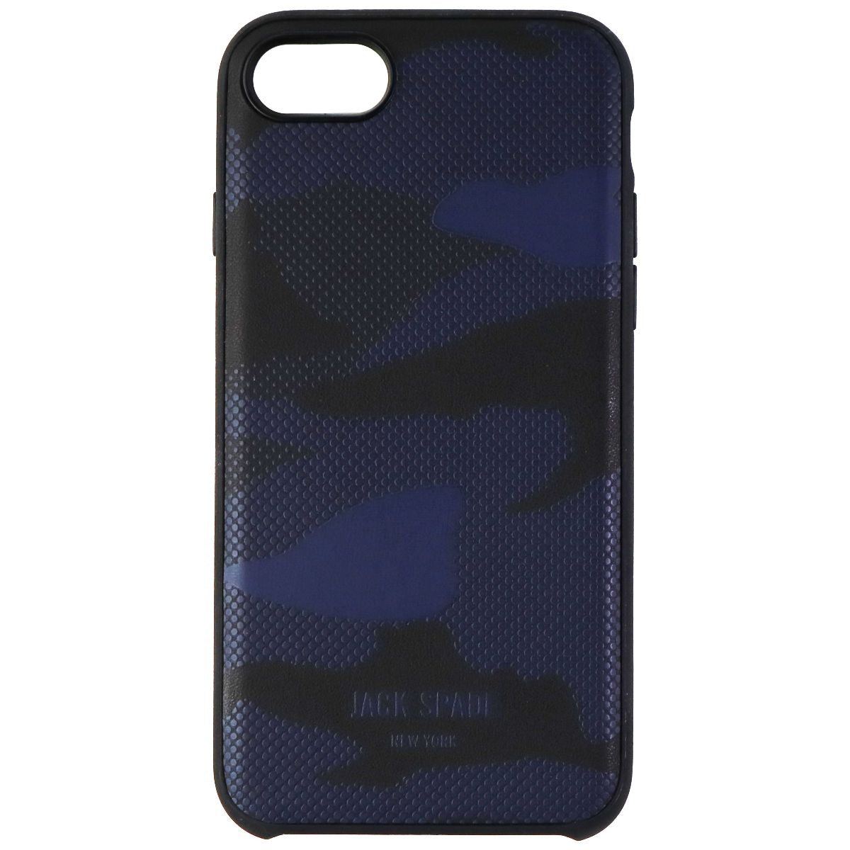 Jack Spade Co-mold Inlay Case for iPhone 8 / iPhone 7 - Shadow Camo Blue Leather Cell Phone - Cases, Covers & Skins Jack Spade - Simple Cell Bulk Wholesale Pricing - USA Seller