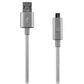 Verizon (CABMICRGRY - M) Charge and Sync Cable for Micro USB Devices - Gray Cell Phone - Cables & Adapters Verizon - Simple Cell Bulk Wholesale Pricing - USA Seller