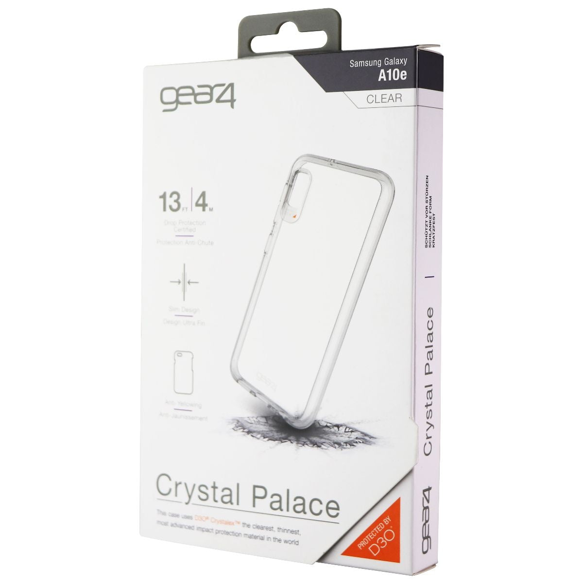 Gear4 Crystal Palace Series Hybrid Case for Samsung Galaxy A10e - Clear Cell Phone - Cases, Covers & Skins Gear4    - Simple Cell Bulk Wholesale Pricing - USA Seller