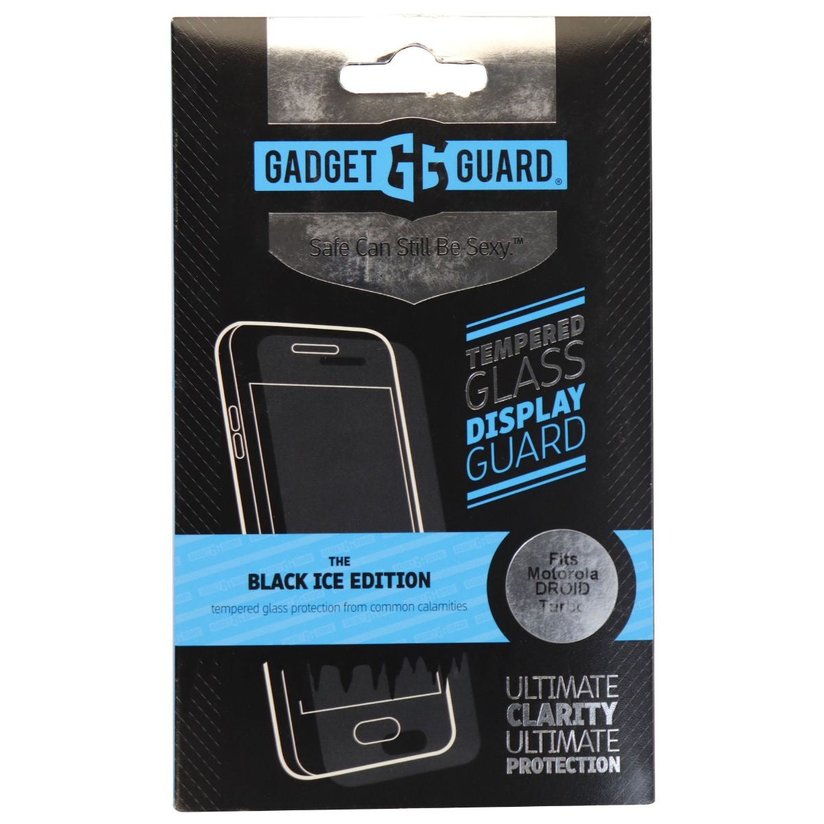Gadget Guard Black Ice Tempered Glass Screen for Motorola Droid Turbo - Clear Cell Phone - Screen Protectors Gadget Guard - Simple Cell Bulk Wholesale Pricing - USA Seller