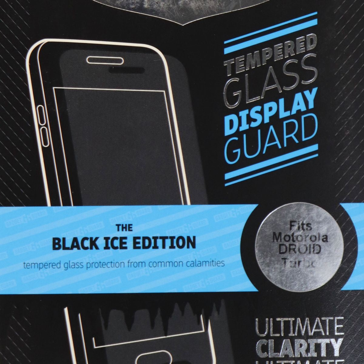 Gadget Guard Black Ice Tempered Glass Screen for Motorola Droid Turbo - Clear Cell Phone - Screen Protectors Gadget Guard - Simple Cell Bulk Wholesale Pricing - USA Seller