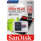 SanDisk Ultra Plus microSDXC UHS-1 Card with Adapter 256GB / 100MB/s Digital Camera - Memory Cards SanDisk - Simple Cell Bulk Wholesale Pricing - USA Seller