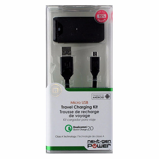 Qmadix (QM-PTHDMI-Q2) 6Ft Wall Charger & Cable for Micro USB Devices - Black Cell Phone - Cables & Adapters Qmadix - Simple Cell Bulk Wholesale Pricing - USA Seller