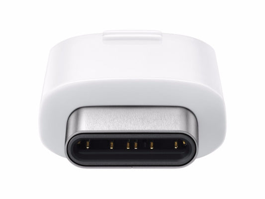 Samsung OTG Micro-USB to USB-C (Type C) Charging Adapter - White OEM (EE-GN930)