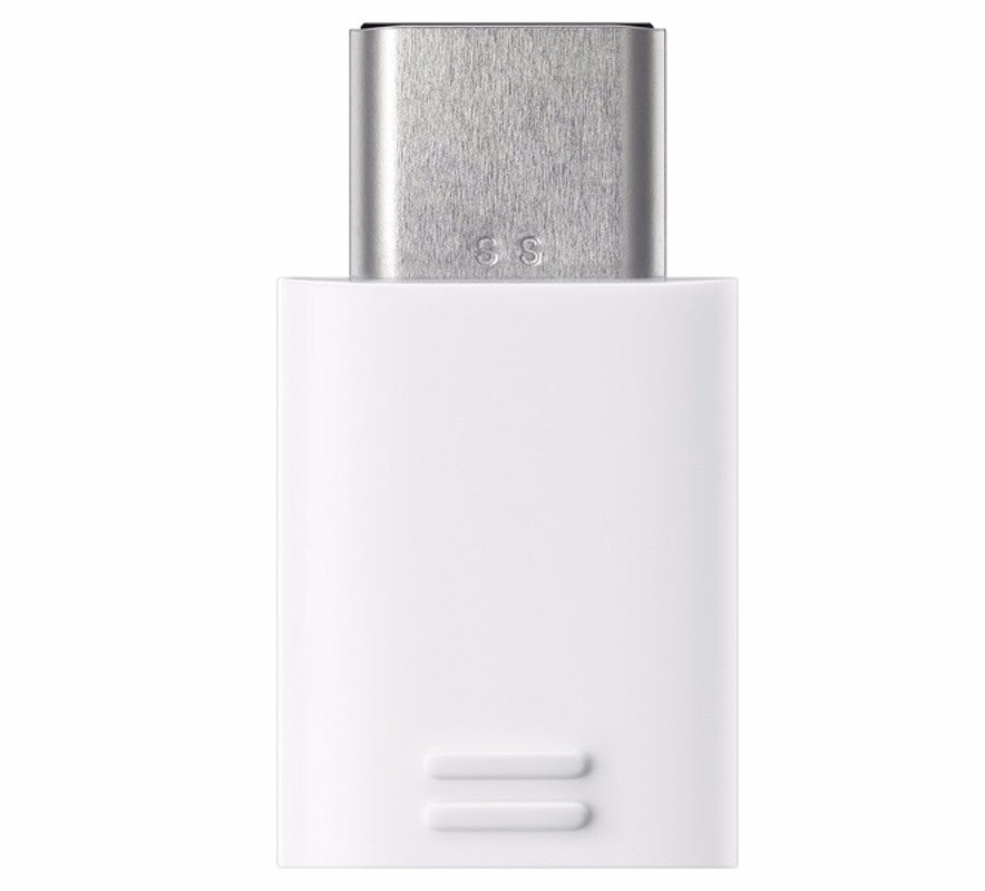 Samsung Micro-USB to USB-C (Type C) Charging Adapter - White OEM (EE-GN930) Cell Phone - Cables & Adapters Samsung    - Simple Cell Bulk Wholesale Pricing - USA Seller