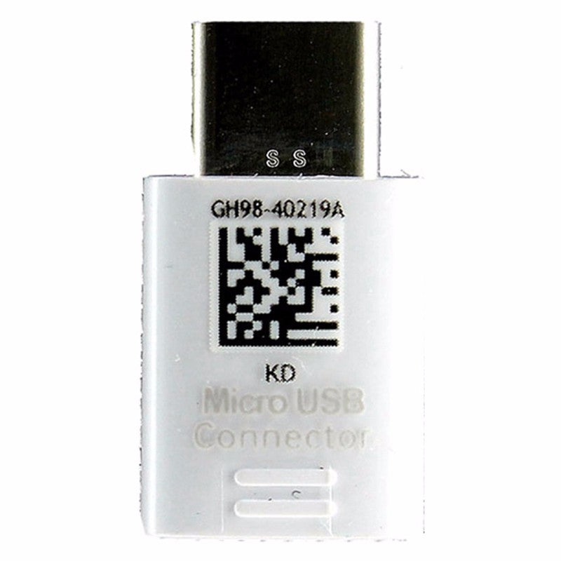 Samsung OTG Micro-USB to USB-C (Type C) Charging Adapter - White OEM (EE-GN930) Cell Phone - Cables & Adapters Samsung - Simple Cell Bulk Wholesale Pricing - USA Seller