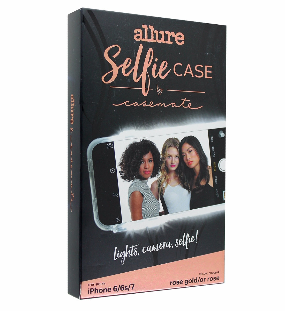 Case-Mate Allure Selfie Case for Apple iPhone 7 6S 6 Rose Gold LED Light Cell Phone - Cases, Covers & Skins Case-Mate - Simple Cell Bulk Wholesale Pricing - USA Seller