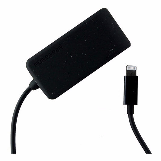 PureGear Wall Charger with Folding Prongs 2.4A Output - Black Cell Phone - Chargers & Cradles PureGear - Simple Cell Bulk Wholesale Pricing - USA Seller