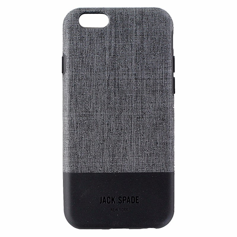 Jack Spade Color-Block Hybrid Case for iPhone 6 / 6s - Gray / Black Cell Phone - Cases, Covers & Skins Jack Spade - Simple Cell Bulk Wholesale Pricing - USA Seller