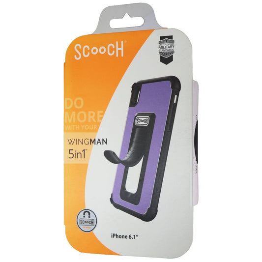 Scooch Wingman Series Case for Apple iPhone XR - Electric Violet Purple/Black