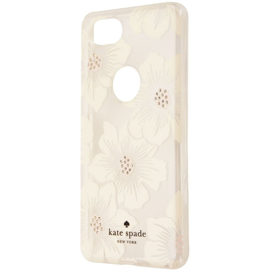 Kate Spade New York Hardshell Case for Google Pixel 2 - Clear/White Flowers Cell Phone - Cases, Covers & Skins Kate Spade - Simple Cell Bulk Wholesale Pricing - USA Seller