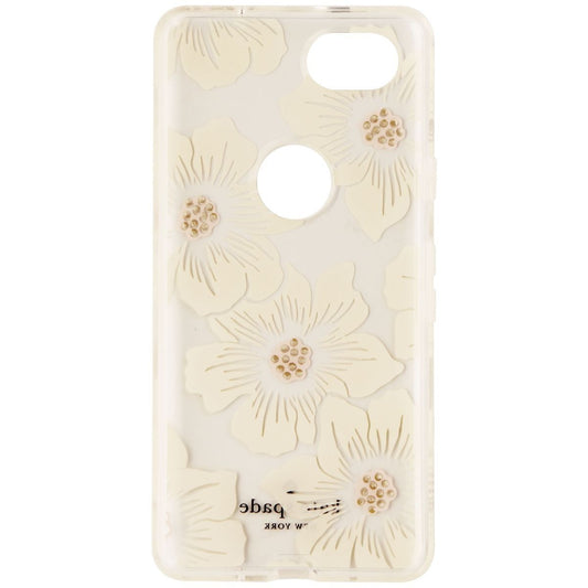 Kate Spade New York Hardshell Case for Google Pixel 2 - Clear/White Flowers Cell Phone - Cases, Covers & Skins Kate Spade - Simple Cell Bulk Wholesale Pricing - USA Seller