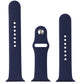 Apple (42mm) Sport Band for Apple Watch 42/44/45mm - Midnight Blue/Silver Smart Watch Accessories - Watch Bands Apple - Simple Cell Bulk Wholesale Pricing - USA Seller