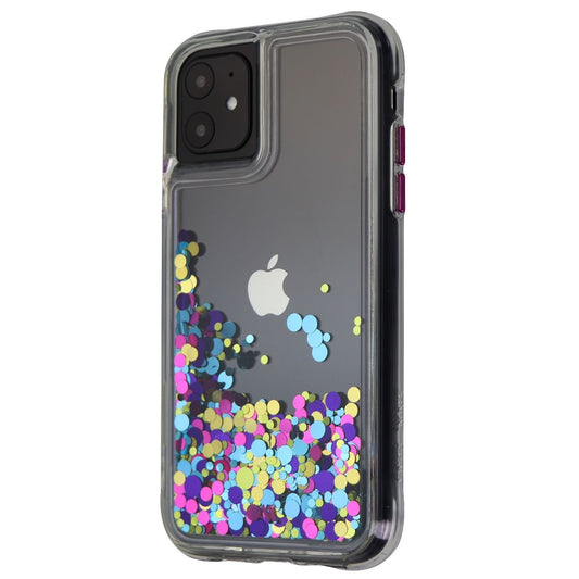 Case-Mate Waterfall Series Liquid Glitter Case for Apple iPhone 11 - Confetti Cell Phone - Cases, Covers & Skins Case-Mate - Simple Cell Bulk Wholesale Pricing - USA Seller