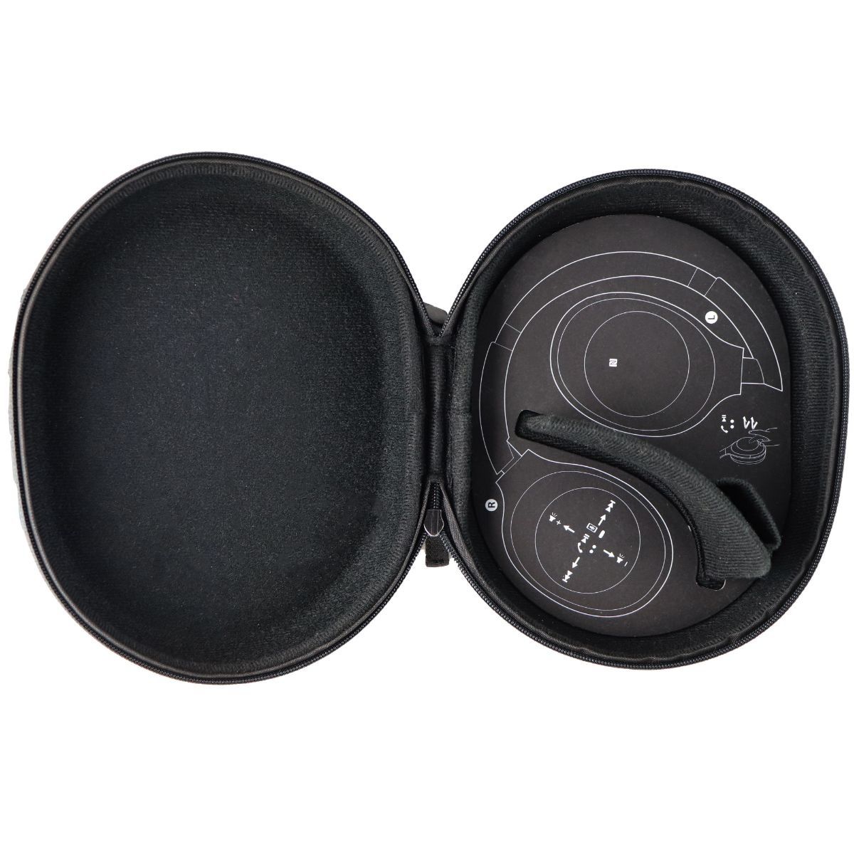 Sony Headphone Carrying Case for Sony MDR-100X and WH-1000XM2 - Black