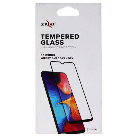 ZIZO Tempered Glass Screen Protector for Samsung Galaxy A20 - Clear / Black Trim Cell Phone - Screen Protectors Zizo Wireless - Simple Cell Bulk Wholesale Pricing - USA Seller