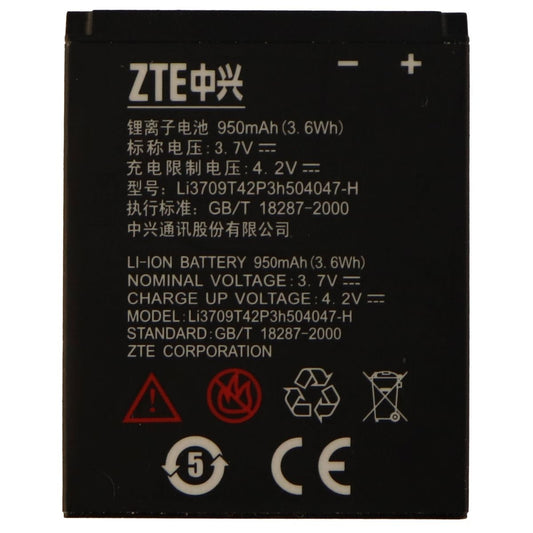 ZTE LI3709T42P3H504047-H 3.7v Lithium Ion Battery for ZTE Rio - Black Cell Phone - Batteries ZTE - Simple Cell Bulk Wholesale Pricing - USA Seller