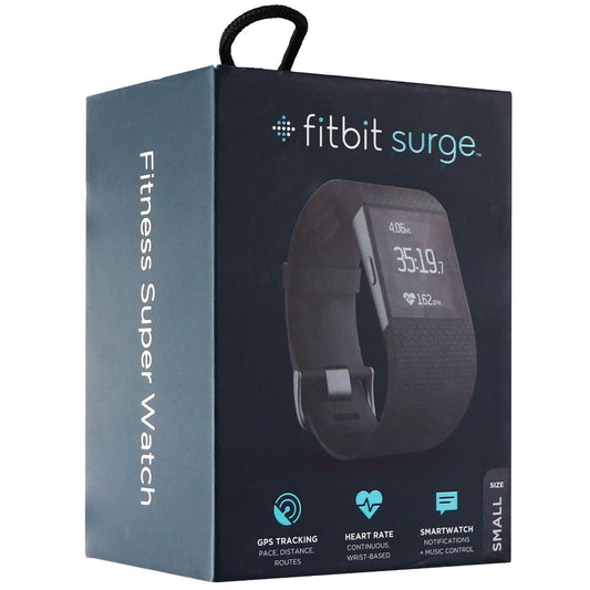 FitBit Surge Series Fitness Super Watch Band Activity Tracker - Small - Black Fitness Technology - Activity Trackers Fitbit    - Simple Cell Bulk Wholesale Pricing - USA Seller