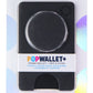 PopSockets PopWallet+ with Integrated Swappable PopTop - Black (PS-801937) Cell Phone - Mounts & Holders PopSockets    - Simple Cell Bulk Wholesale Pricing - USA Seller