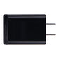 Travel Charger 5V 2A Single USB Port Wall Charging Adapter (A88-502000) Black