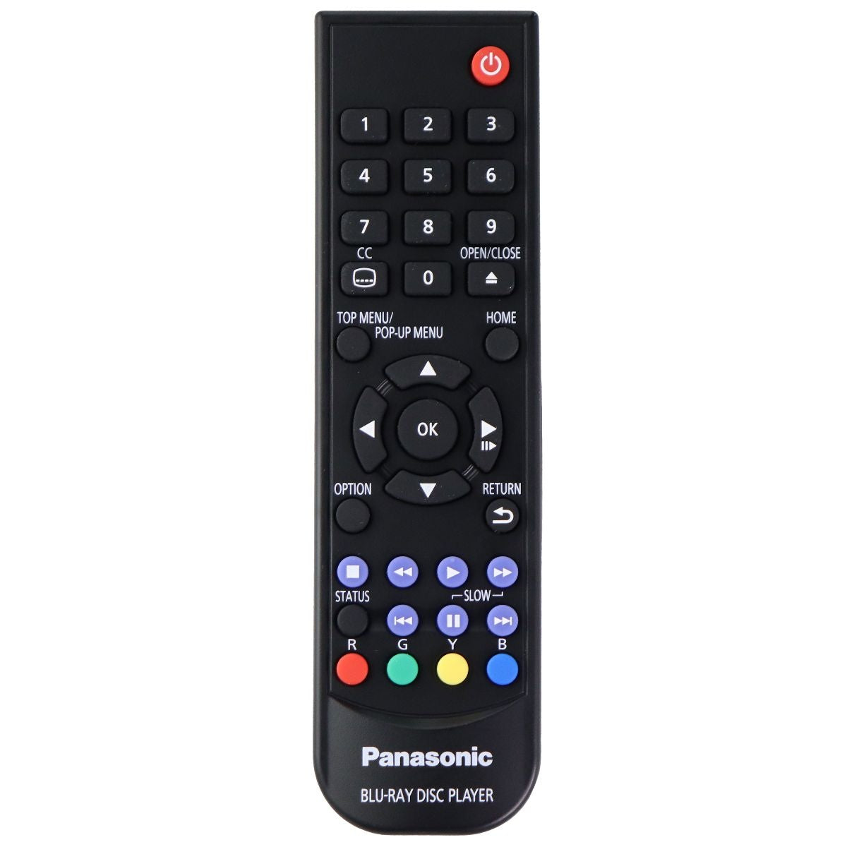 Panasonic Remote Control (N2QAYA000217) for Select Blu-Ray Disc Player - Black TV, Video & Audio Accessories - Remote Controls Panasonic    - Simple Cell Bulk Wholesale Pricing - USA Seller