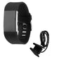 Fitbit Charge 2 Heart Rate + Fitness Wristband Watch, Black, Small (US Version)