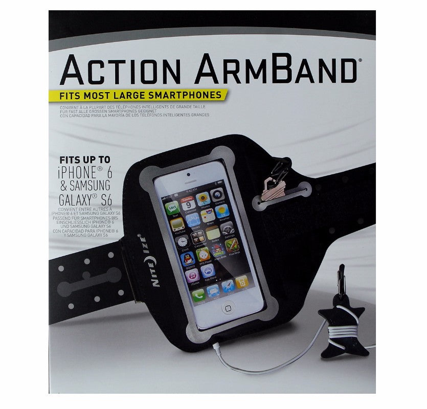 Nite Ize NIPB2-01-R8 Large Action Armband fits Most Phones iPhone 6s Galaxy S6 Cell Phone - Armbands Nite Ize - Simple Cell Bulk Wholesale Pricing - USA Seller