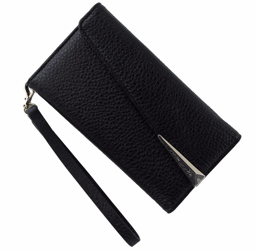 Case-Mate Leather Folio Wristlet Case Cover for iPhone 7 Plus 6s Plus - Black Cell Phone - Cases, Covers & Skins Case-Mate - Simple Cell Bulk Wholesale Pricing - USA Seller