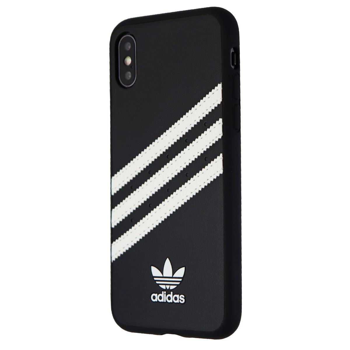 Adidas 3-Stripes Samba Snap Case for Apple iPhone XS / X - Black / White Stripes Cell Phone - Cases, Covers & Skins Adidas    - Simple Cell Bulk Wholesale Pricing - USA Seller