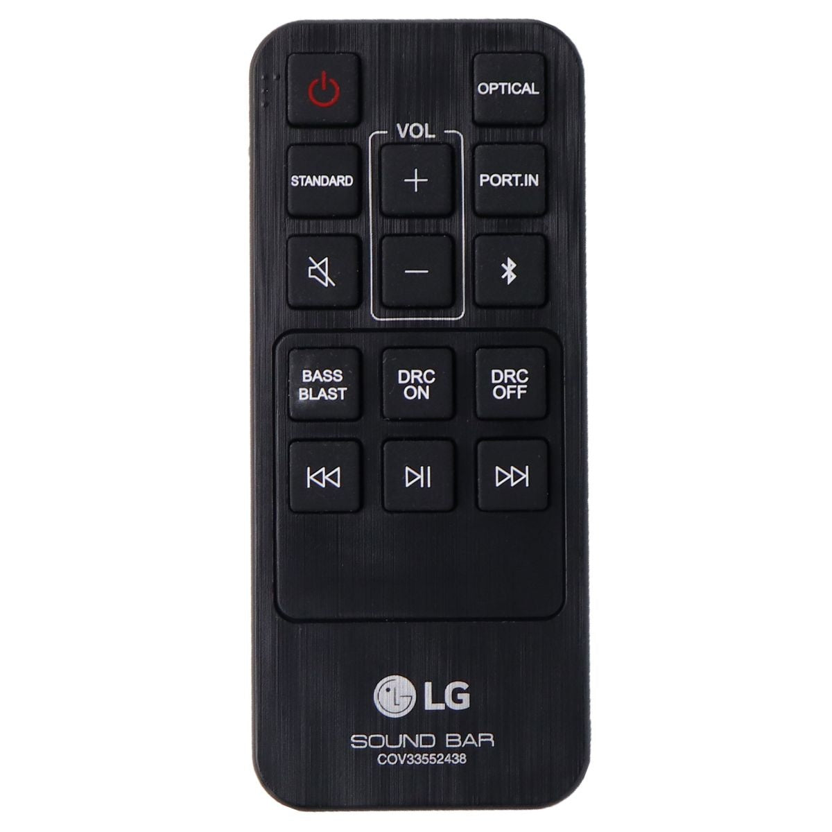 LG Remote Control (COV33552438) for Select LG Sound Bars - Black TV, Video & Audio Accessories - Remote Controls LG    - Simple Cell Bulk Wholesale Pricing - USA Seller