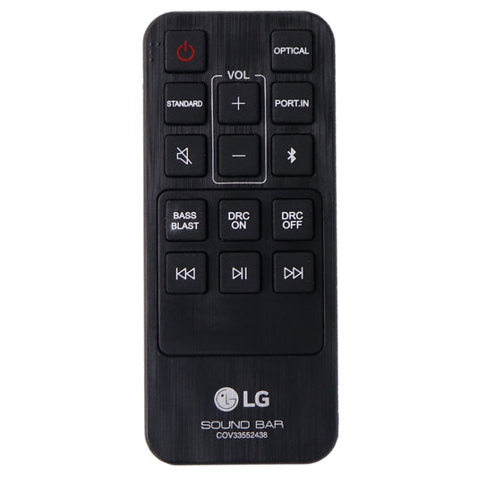 LG Remote Control (COV33552438) for Select LG Sound Bars - Black