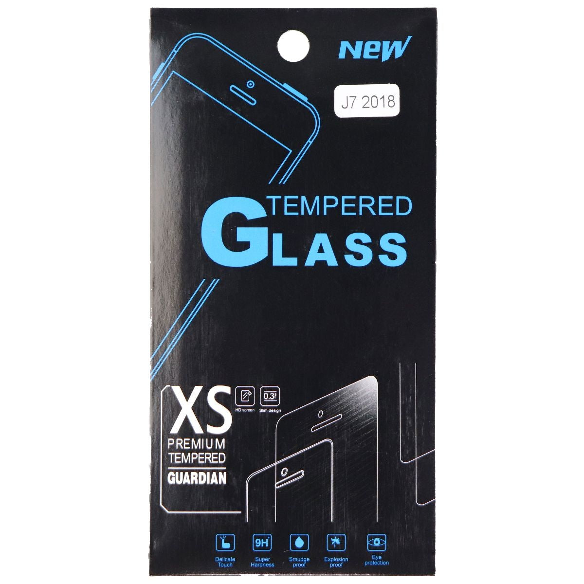 Guardian Premium Tempered Glass Screen Protector for Samsung Galaxy J7 (2018) Cell Phone - Screen Protectors Guardian    - Simple Cell Bulk Wholesale Pricing - USA Seller