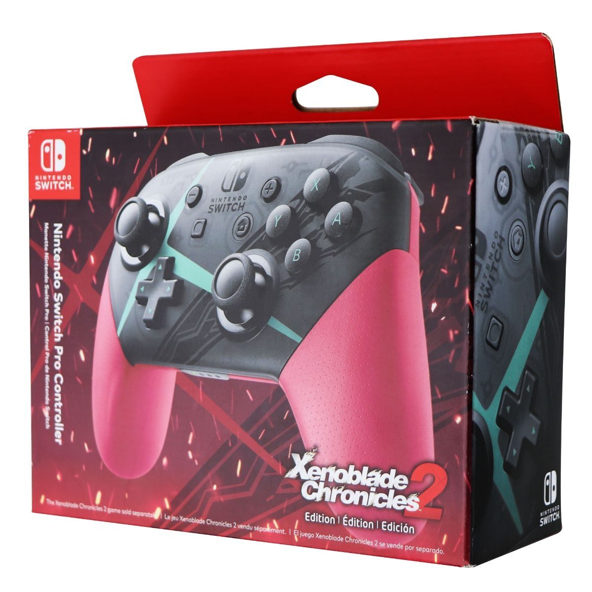 Nintendo Official Pro Wireless Controller for Switch - Xenoblade Chronicles 2 Gaming/Console - Controllers & Attachments Nintendo - Simple Cell Bulk Wholesale Pricing - USA Seller