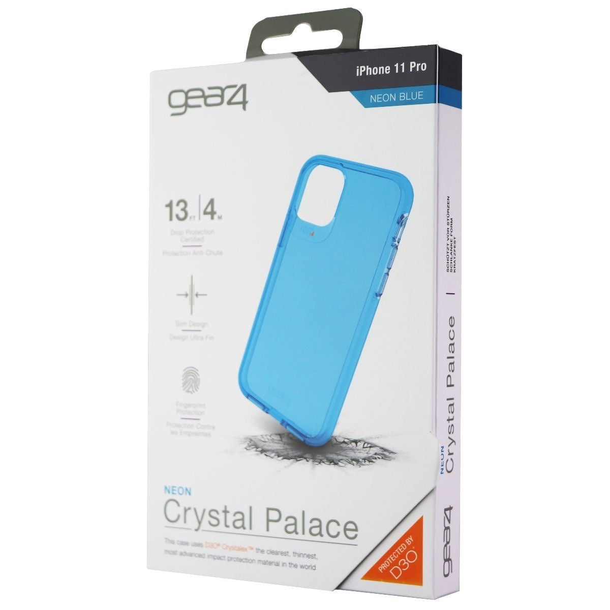ZAGG Neon Crystal Palace Series Case for Apple iPhone 11 Pro - Neon Blue Cell Phone - Cases, Covers & Skins Zagg - Simple Cell Bulk Wholesale Pricing - USA Seller
