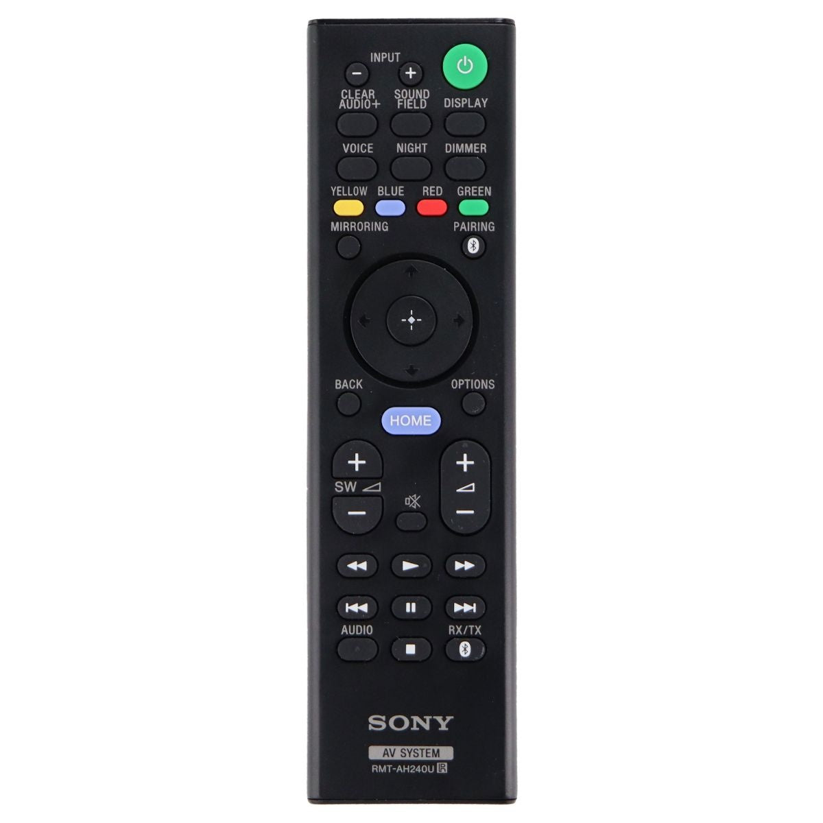 Sony Remote (RMT-AH240U) for Select Sony Home Audio Systems - Black TV, Video & Audio Accessories - Remote Controls Sony    - Simple Cell Bulk Wholesale Pricing - USA Seller