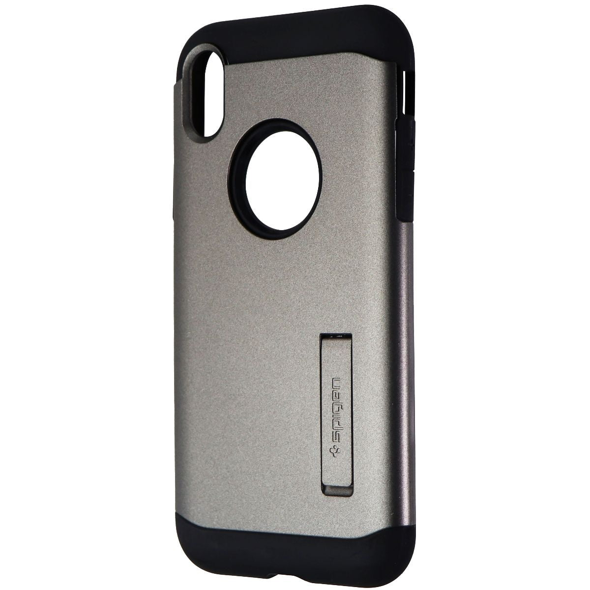 Spigen Slim Armor Series Case for Apple iPhone XR - GunMetal/Black Cell Phone - Cases, Covers & Skins Spigen - Simple Cell Bulk Wholesale Pricing - USA Seller