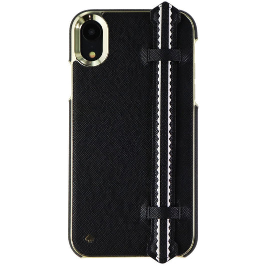 Kate spade Wrap Strap Case for Apple iPhone XR - Black Saffiano/Gold Saffiano Cell Phone - Cases, Covers & Skins Kate Spade - Simple Cell Bulk Wholesale Pricing - USA Seller