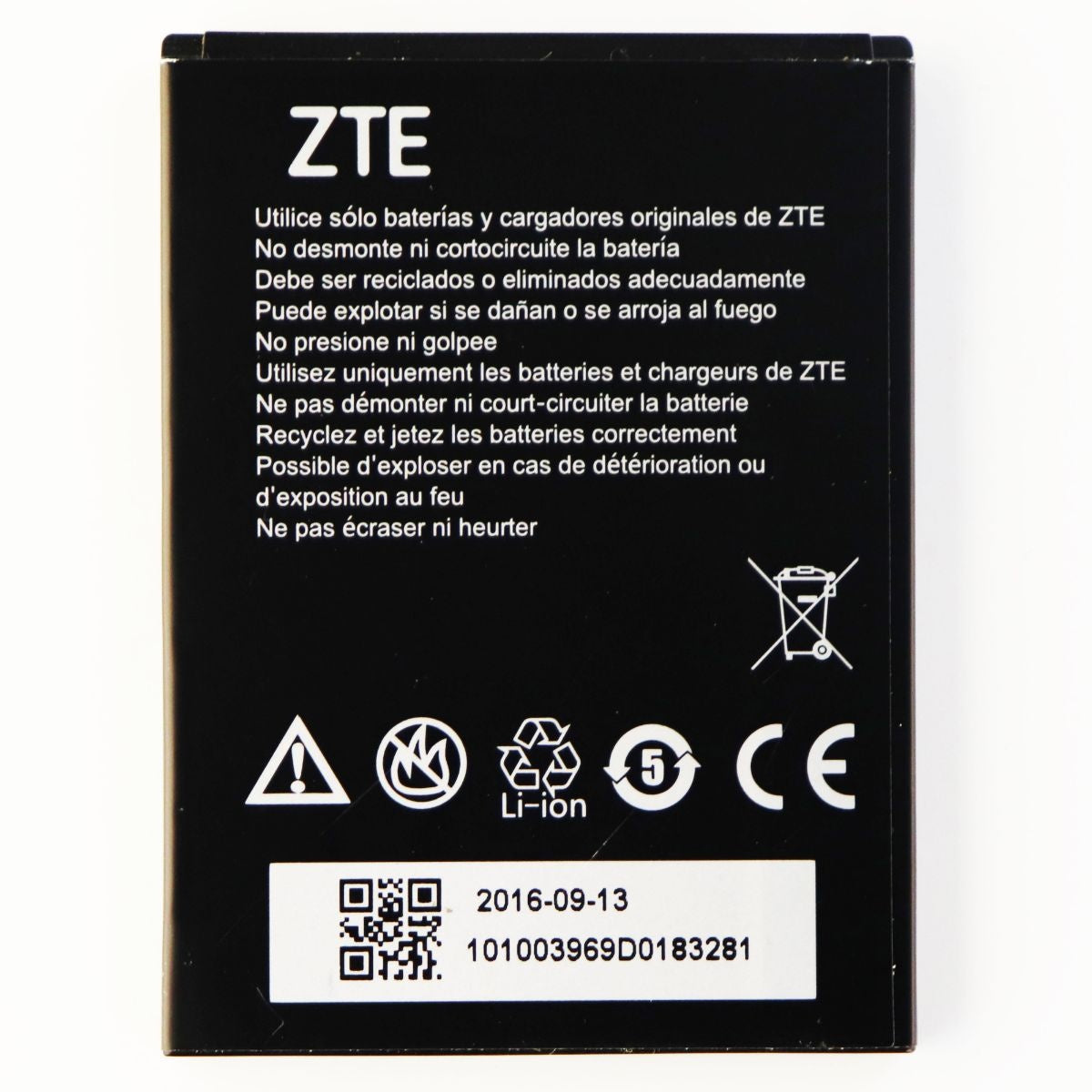 ZTE Li-ion OEM Rechargeable 2800mAh Battery (Li3928T44P4h735350) 3.85V
