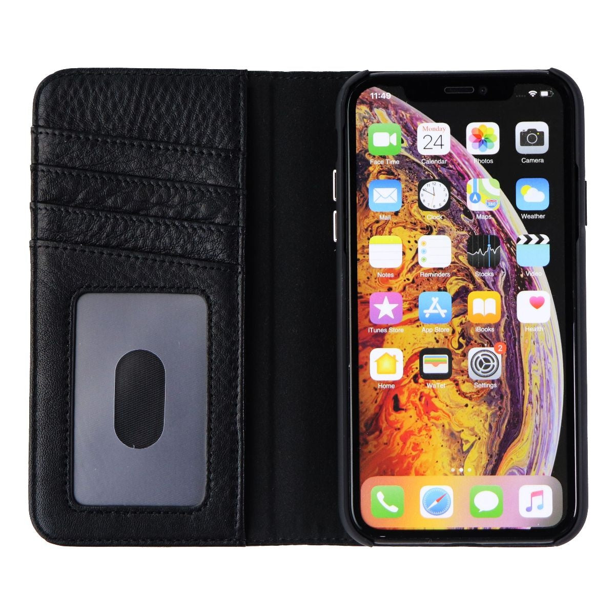 Case-Mate Wallet Folio Case for Apple iPhone XR - Black (With Button Covers) Cell Phone - Cases, Covers & Skins Case-Mate - Simple Cell Bulk Wholesale Pricing - USA Seller