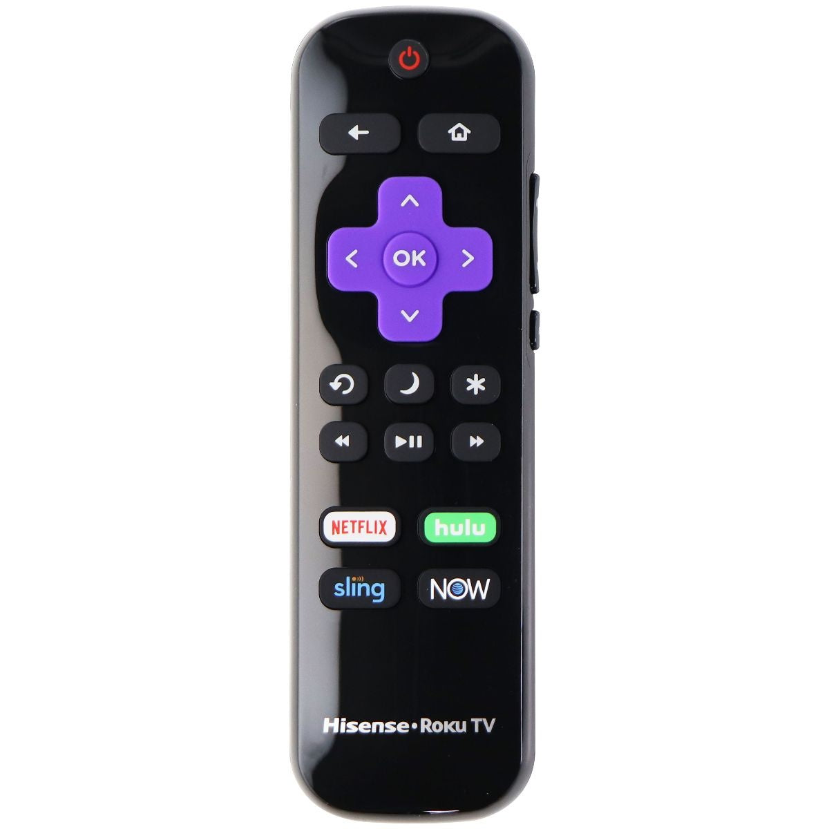 Hisense OEM Remote Control (Netflix/Hulu/Sling/Now) - Black (HU-RCRUS-20) TV, Video & Audio Accessories - Remote Controls Hisense - Simple Cell Bulk Wholesale Pricing - USA Seller