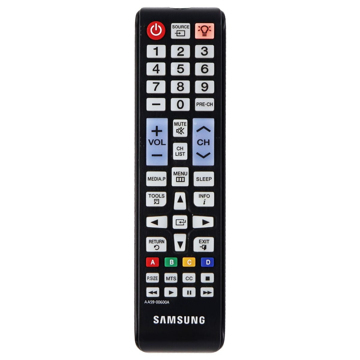 Samsung Remote Control (AA59-00600A) for Select Samsung TVs - Black TV, Video & Audio Accessories - Remote Controls Samsung - Simple Cell Bulk Wholesale Pricing - USA Seller