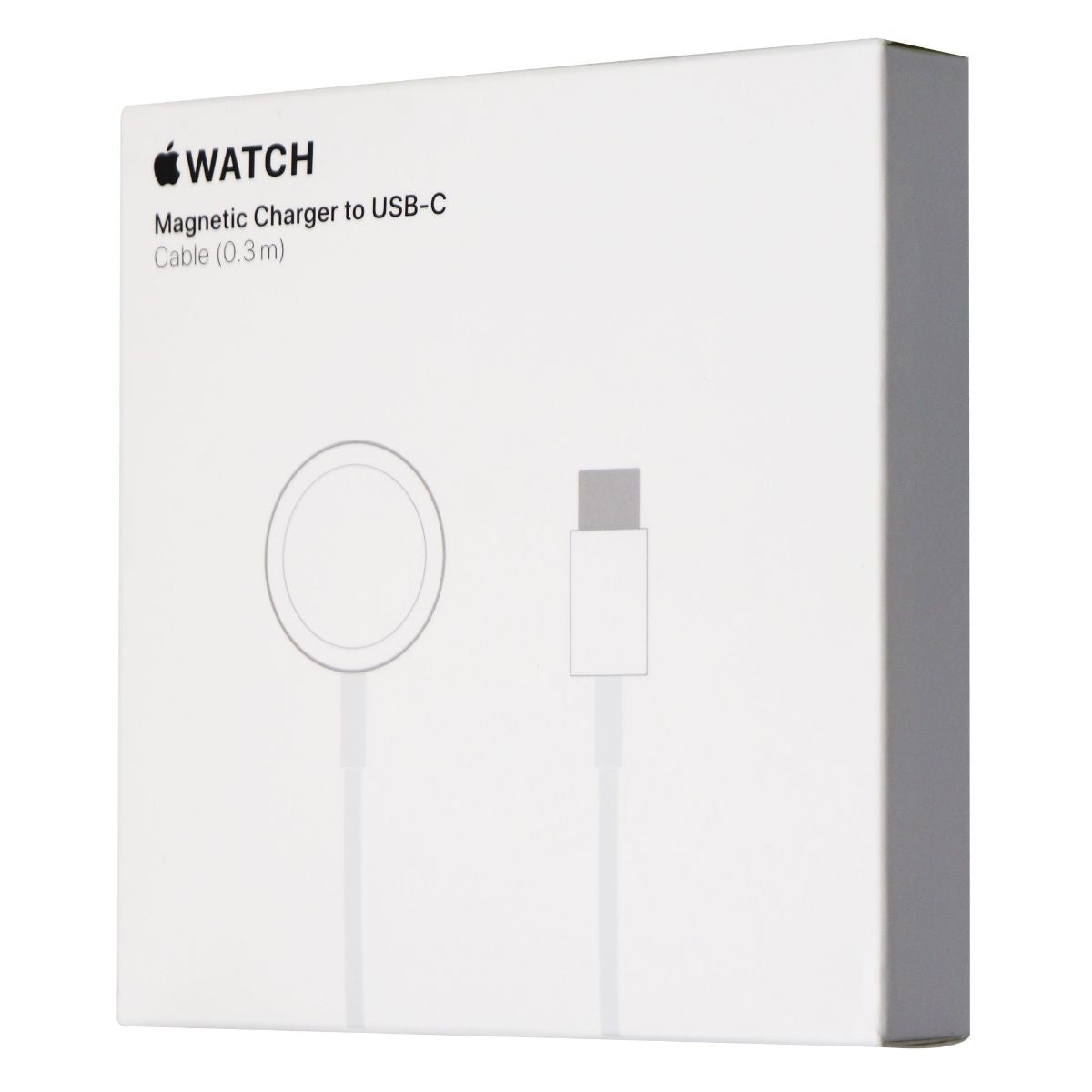 Apple Watch Magnetic Charger to USB-C Cable (0.3 m) - White Smart Watch Accessories - Chargers & Docking Stations Apple - Simple Cell Bulk Wholesale Pricing - USA Seller