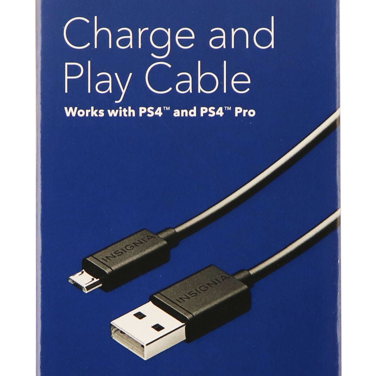 Insignia - 10ft Charge-and-Play Micro USB Cable for DUALSHOCK 4 Controllers Computer/Network - USB Cables, Hubs & Adapters Insignia - Simple Cell Bulk Wholesale Pricing - USA Seller