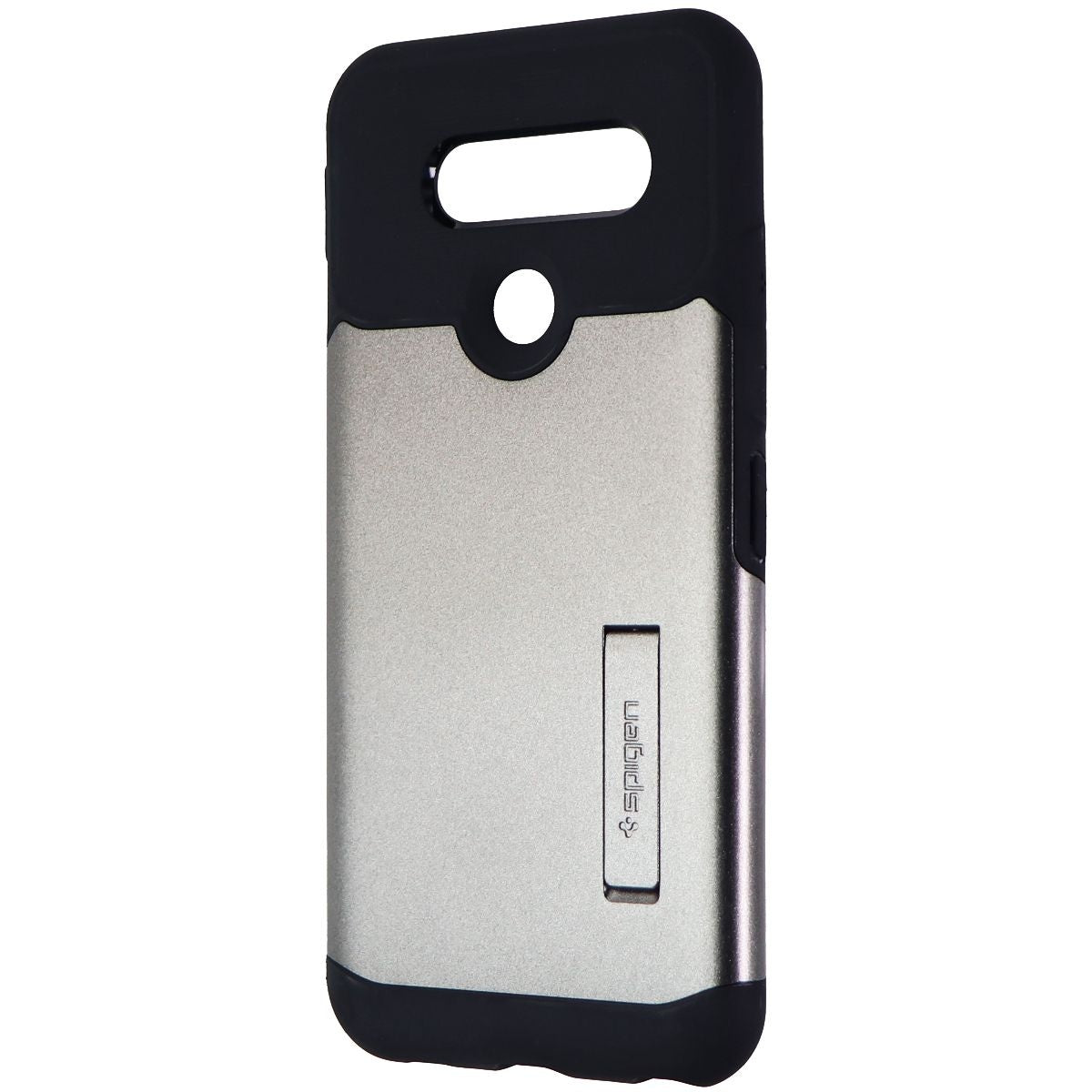 Spigen Slim Armor Series Case with Kickstand for LG Q70 - Gunmetal / Black Cell Phone - Cases, Covers & Skins Spigen - Simple Cell Bulk Wholesale Pricing - USA Seller