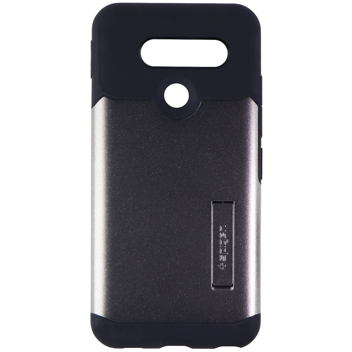 Spigen Slim Armor Series Case with Kickstand for LG Q70 - Gunmetal / Black Cell Phone - Cases, Covers & Skins Spigen - Simple Cell Bulk Wholesale Pricing - USA Seller