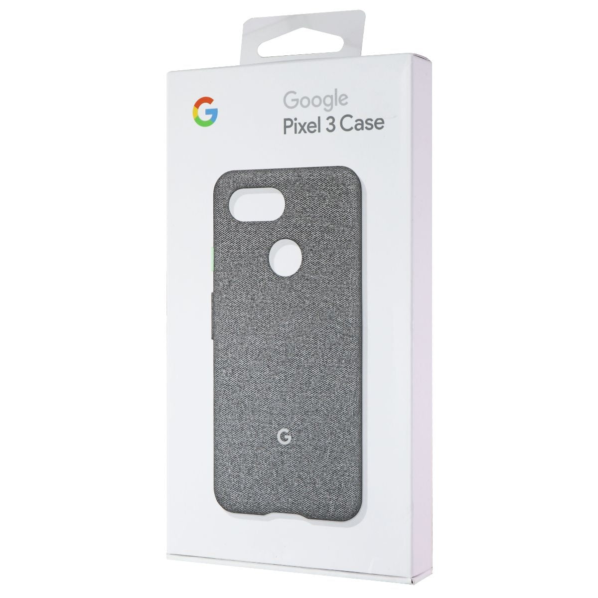 Google Fabric Case Cell Phone Case for Pixel 3 - Fog Fabric - Gray